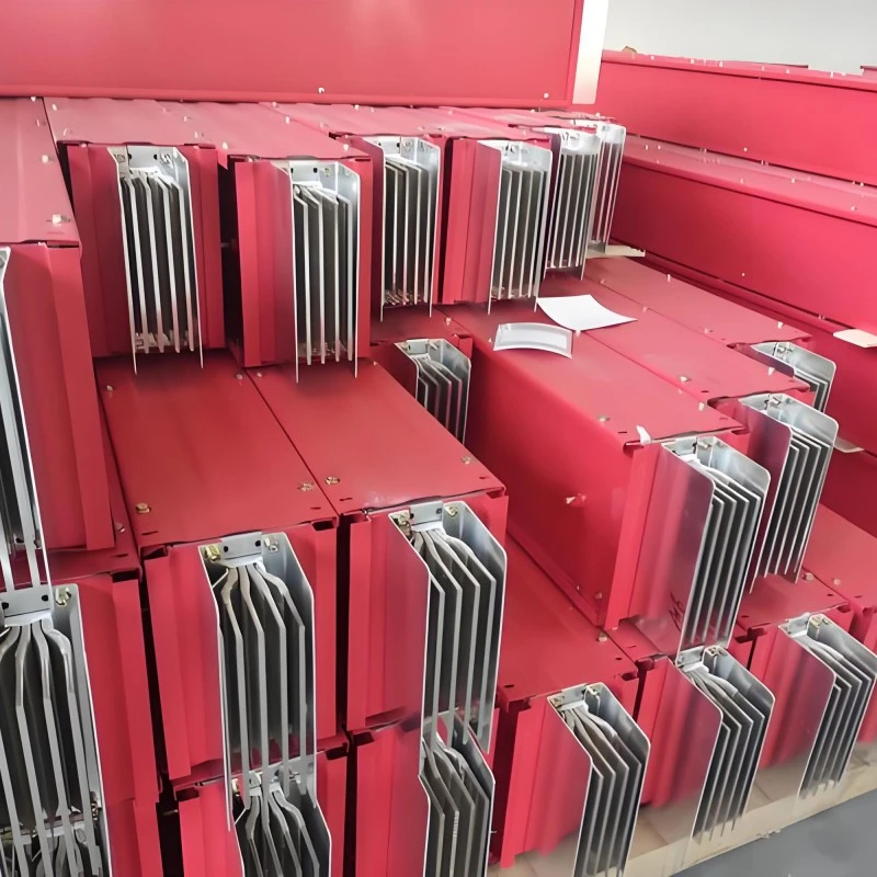 Brandwerende laagspannings-ingesloten busbaan