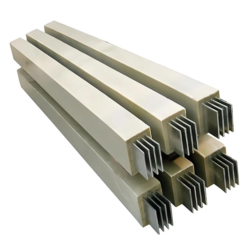 Volledig gesloten busbaan van gegoten hars